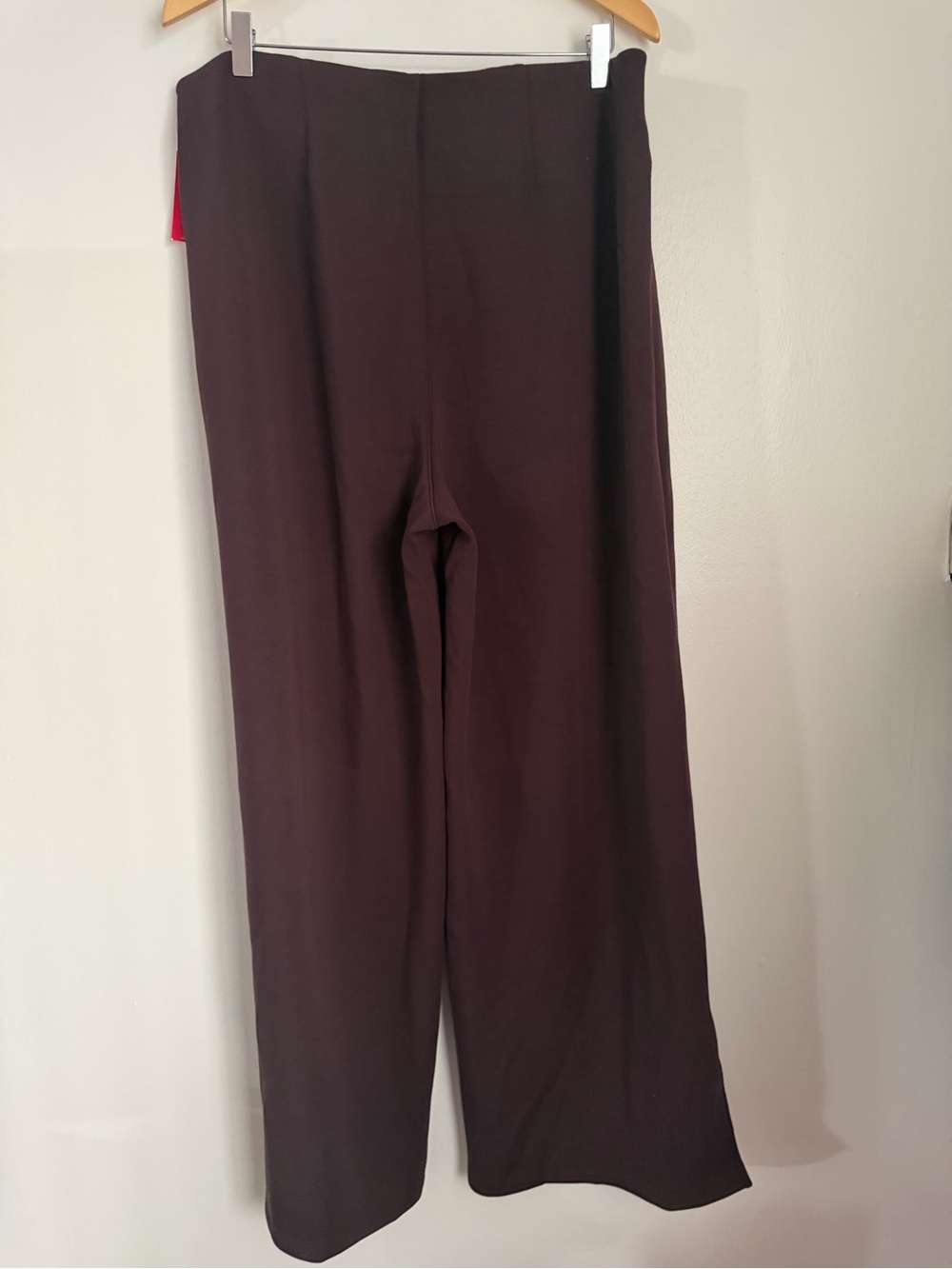 Spanx Set Two Piece Truffle Brown Air Essential Smooth Lisse Wide Leg Boxy Tee - Picture 5 of 9
